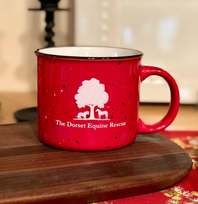 dorset equine rescue logo mug